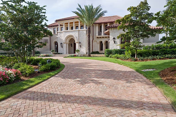 Permeable Paver Driveway in Clarendon, TX